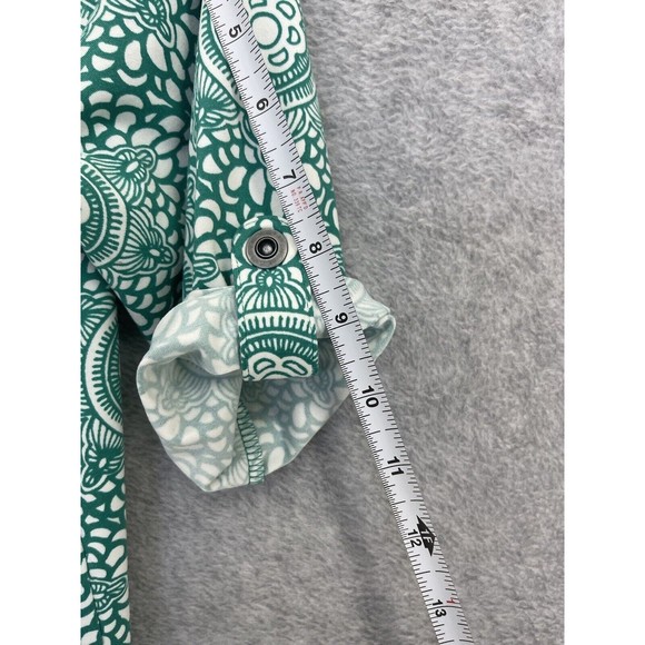 LOLA by AFG Women's Dress Pullover Green Short Sleeve A Line Activewear Small - Picture 4 of 10
